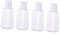 FOMIYES 4set Hand Bottles Cover Keychain Holder Refillable Travel Bottles for Lotion Soap Conditioner Neoprene Material