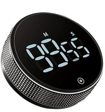 Temporizadores Digitales de Cocina,temporizadores visuales, Pantalla LED Grande, Función cronometro, Magnético, Cocina, Fitness, Estudiar, Juegos de Mesa, de Uso Sencillo para Toda la Familia.