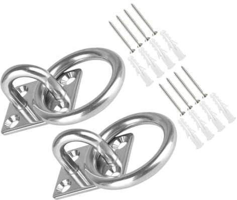 Toddmomy 2stücke Deckenhaken Für Hängesessel Und Schaukeln Schwere Ausführung Mit Befestigungsplatte Für Betondecken Und Vielseitige Anwendungen