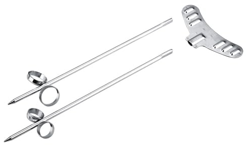 2Stück Spiralschneider Kartoffel, Edelstahl Manueller Spiralschneider | Gemüse Spiralizer für Kartoffel, Karotte, Gurke & Obst, Handbuch Edelstahl Spiral Chips Cutter