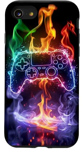 Video Game Controller Minimalist Gamer Boys Teens Men Gaming Case for iPhone SE (2020) / 7/8