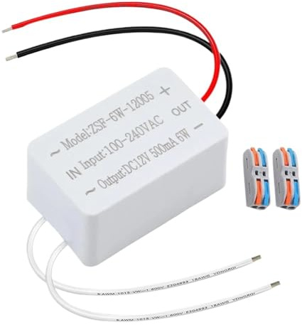 DC 12V Power Driver 6W 12W 18W 24W 36W 48W 60W Power Supply Adapter for LED G4 GU4 MR11 GY6.35 MR8 MR16 Strip Lights(DC 12V 5A 60W)
