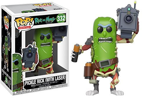 Funko Pop! Animation: R&M - Pickle Rick mit Laser - Rick And Morty - Vinyl-Sammelfigur - Geschenkidee - Offizielle Handelswaren - Spielzeug Für Kinder und Erwachsene - TV Fans