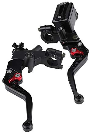 DeWin Leviers de Cylindre de Moto, Frein de Moto Universel de 22mm (7/8), Leviers de Réservoir D'embrayage de Maître-cylindre, 1 Paire