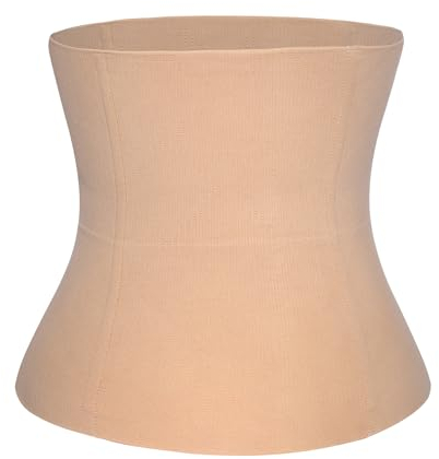 Bingrong2 in 1 Postpartale Unterstützung Taillenmieder, Damen Stark Formend Bauchweg Unterbrust Korsett Recovery Bauch Taille Taillenformer Shaper Korsagen Shapewear, BeigeHautfarbe, M