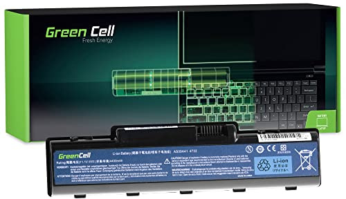 Green Cell Standard Series AS09A31 AS09A41 AS09A51 AS09A71 Battery for Acer/eMachines/Packard Bell/Gateway Laptop (6 Cells 4400 mAh 11.1 V Black)