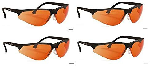 Terminator UV-400 Schutzbrille für Blaulicht und UV-Schutz, Orange (Fоur Расk)