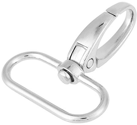 20 Stücke Schlüsselanhänger Wirbelspangen Zink legierung Karabinerhaken für TaschenKunst Herren Damen Keychain Zubehör (32mm)