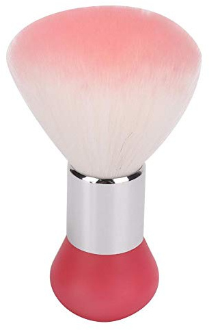Spolverino Per Capelli, Spolverino Per Capelli,Spazzola Per Capelli Spezzata Per Barbiere,Spazzola Per Capelli For Morbida Per La Pulizia Del Viso(Rosa)