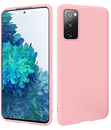 HSP Hülle für Samsung Galaxy S20 FE [Staubabweisend] Handyhülle | Premium TPU Silikon Case Schutzhülle | Kratzfest Stoßfest Fallschutz | Kabelloses Laden Kameraschutz | Passgenau Dünn Matt | Rosa