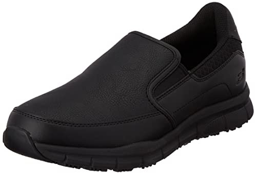 Skechers Nampa Groton, Mocasines Hombre, Negro, 43 EU