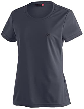 Maier Sports Waltraud, Damen T-Shirt, Funktionsshirt mit Rundhals | Für Wandern und Freizeit, Dryprotec Technologie für schnelles Trocknen, Atmungsaktiv, Perfekt für den Sommer