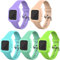 TenCloud (5-Pack Straps Compatible with Garmin Vivofit jr.3 Strap, Adjustable Soft Silicone Sport Wristband Replacement Arm Band Armbands for Kids 4+ for Vivofit jr.3 Fitness Tracker Only (5B)