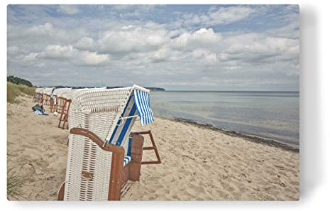 artboxONE Leinwand 120x80 cm Natur Am Ostseestrand in Thiessow von Naturfotografie Andrea Potratz