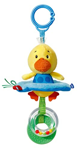 Ravensburger ministeps 4198 Activity-Entchen, Motorikspielzeug zum Aufhängen, Mobile für Babysitz, Buggy, Kinderwagen, Baby Spielzeug ab 0 Monate