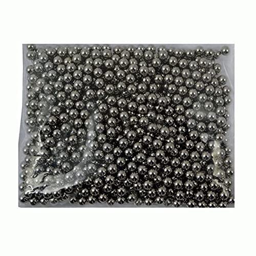 Fuwok Steel Balls,Carbon Steel Bearing Balls,Steel Bearing Balls, Slingshot Ammo for Target Practice,Bearings,Drawer Slides, Bicycles and Casters etc (8mm, 200Pcs/Pack)