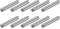 METALLIXITY Tassello Perno (2x12mm) 25pz, 304 Acciaio Inox Scaffale Supporto Pioli Perno Fissaggio Elementi - per Metallo Dispositivi, Mobili Installazione, Industriale, Fai da Te