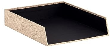 Rössler Papier 1335452390 - S.O.H.O. Briefablage für DIN A4, 26 x 32 x 6 cm, Cacao, 1 Stück, Ablagefächer stapelbar