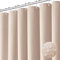 Dynamene Tenda da doccia in tessuto rosa cipria – tessuto a cialda testurizzato, resistente, per bagno, 256 g/m², set di tende da bagno con 12 ganci, 72 x 72, rosa cipria