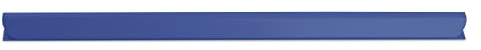 DONAU Universal Klemmschienen / 10 Stück/Klemmschiene DIN A4/ 6mm für circa 60 Blatt/Klemmleiste für Sichtschutzstreifen/Befestigungs-clips/PVC Kunststoff/Blau