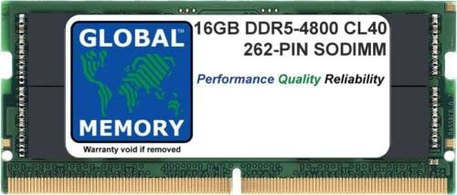 Memoria RAM da 16 GB DDR5 4800 MHz PC5-38400 262-PIN SODIMM compatibile con computer portatili/notebook