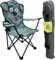 Vanilla Leisure - Kids Camping Chair for Home Garden Toddler Saftey Lock Lightweight Childs Compact Chair with Cup Holder Childrens Doggie Folding for Home Garden Picnic H70cm x W34cm x D26cm.