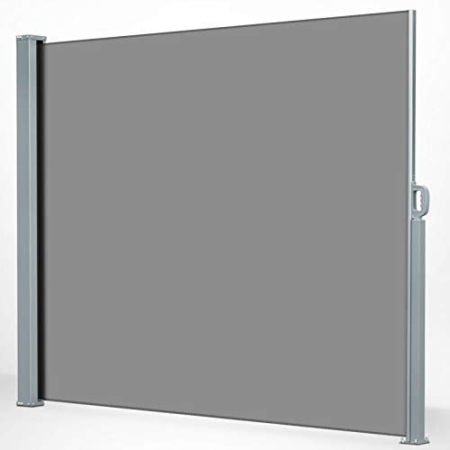 KARAT | Auvent latéral rétractable avec Support Mural Inclus | Qualité | Paravent extérieur idéal pour Jardin, Terrasse, la Protection Solaire, l'intimité & Brise-Vue | 300 x 200 cm, Anthracite