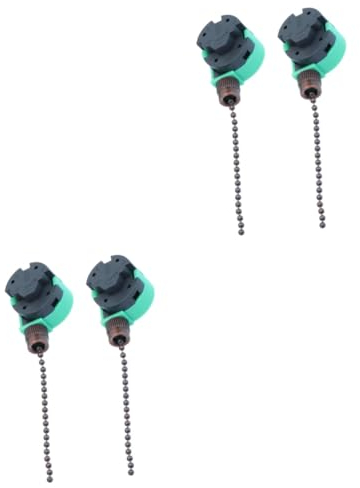 OSALADI 4 3 Fan-Kette Licht Lampe Ersatz Zugschnur Lampenzubehör Rosa Trolley-Zubehör lampenschalter lichtschalter reißverschluss Steuerzugkette Schleppkette die Kette