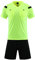 Men's Soccer Referee Jersey Officials Pro Short Sleeve Referee Shirts - Includes Referee Jersey and Shorts Short Sleeve Referee Jersey Pro Ref Uniform (Green,L)