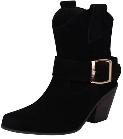 Stivali Texani Donna 42 Stivali Donna con Tacco Alto Stivaletto Donna Basso Texani Stivali Alti Donna sopra Il Ginocchio Stivali Gomma Bambina Stivale Donna Stivaletto Donna
