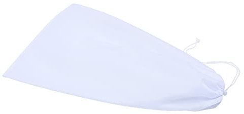 MOBUTOFU Praktische Filterbeutel aus Nylon 2 Stück Wiederverwendbar mit Kordelzug für Pools und Teiche Leicht zu Tragen Weiß Spülmaschinenpulver Dosierer