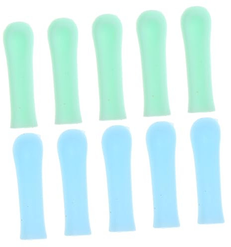 FRCOLOR 10stücke Silikon-ohrreinigungslöffel-überzüge Ohrenschmalzentfernungswerkzeug Ohrreiniger-überzüge Für Arten Von Ohrlöffeln Leicht Austauschbar Reinigen