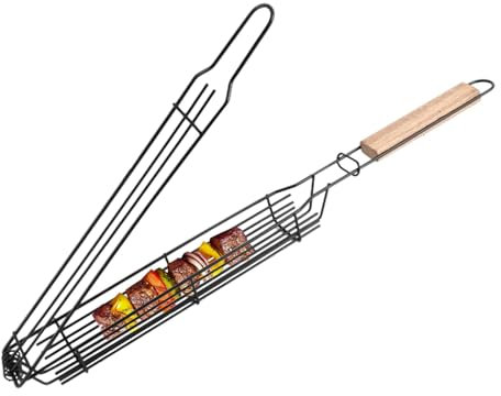 Grillkorb Kabob,Grillkorb Kabob,Holzkohlekorb,Grillkorb,Grillkorb Kabob,Grillkorb Kabob,Grillkorb für Spieße,Gemüsekorb aus Metall für