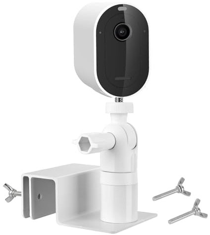 Dachrinnenhalterung für Arlo Pro,Arlo Pro 4/3/2,Arlo Ultra,Arlo Essential Spotlight,Ring Stick UP,EufyCam 2/2C/2 Pro,Wyze Kamera, verstellbare Außen-Dachrinnenhalterung für Ring,Arlo,Wyze,Eufy Kamera