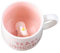 Zuzer Taza Unicornio 3D 400ml Taza de Café 3D Animal Taza de Cerámica Tazas de Leche para Mujer Amigos Niños