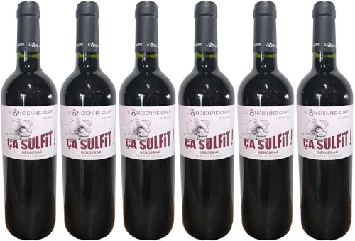 Domaine l'Ancienne Cure Cuvée Ça Sulfit Rouge Bergerac AOP 2022 Trocken Bio (6 x 0.75 l)