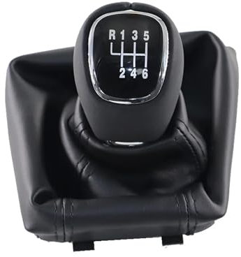 Ropaix Schalthebelknopf Für Skoda Für Octavia Für A7 3 III MK3 14-2017 Griffe Abdeckung Schaltknauf Boot Hebel Gaitor Shifter Staub Jacke Schaltknäufe(6 speed set)