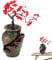 Indoor Water Fountains - Indoor Cascading Fountain, Decorative Vase Vase Fountain with Water And Artificial Tree | Zen Relaxing Desk Decor for Living Room De La Cham