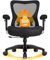 IWMH Ergonomischer Bürostuhl 200kg,Große und hohe Mesh Bürostühle,Schreibtischstuhl mit breiter Sitzfläche, Verstellbarer Lendenstütze und 4D Armlehnen
