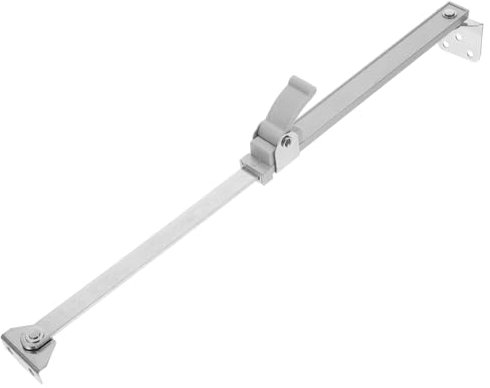 SHINEOFI Barre Limiteur Fenêtre avec Charnière pour Fenêtres Ouvrantes Accrue Installation Facile Argenté