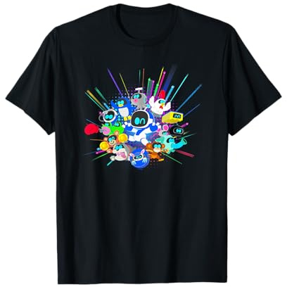 Playstation Astrobot And Friends Power Up Group Shot T-Shirt