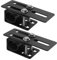 BESTYASH 1 Paar Lichtleisten Halterung für SUV Dachträger Robuste Montagebrackets aus Karbonstahl für Optimale Sichtbarkeit und bei Off Road Fahrten