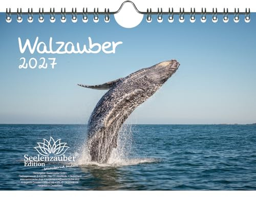 Walzauber DIN A5 Kalender für 2027 Wal - Seelenzauber