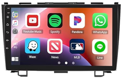 Coche Android Radio para Honda CR-V 3 RE CRV 2007-2011 Android 15 9 Inches Pantalla Coche FM Am Bluetooth USB para, 4Core 2G+32G