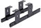 FIX&EASY Coulisses de clavier Up&Down réglable en hauteur pour plateau tiroir coulissante, glissières roulement à billes 300mm noir avec verrouillage p. station d'accueil ordinateur keyboard souris