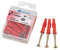 Metafranc 952900 952900-Surtido de Tacos y Tornillos (24 Piezas, para Materiales de construcción Completa, universales, Multiusos, expansión, Huecos, Juego de fijación), Ø 6 mm