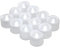 Oria LED Candles Tea Lights, 12 Pack Flickering Flameless Candles, Realistic Battery Operated Fake Candle with Pure White Bulb Light for Halloween Decoration, Festivals, Weddings Propose etc.