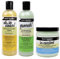 Aunt Jackie‘s Curls & Coils|3er-Set|Shampoo „Oh so Clean“, 355 ml|Leave-In-Spülung „Quench“ für intensive Feuchtigkeit, 355 ml | Feuchtigkeitsspendende Spülung „In Control“ für weicheres Haar, 426 g