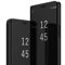 Für Samsung Galaxy S9 Hülle Galaxy S9 Handyhülle Spiegeln Leder Flip Hülle Ständer Clear View Spiegel PC 360 Grad Tasche Schutzhülle mit Standfunktion Handyhülle (Schwarz, Galaxy S9, Numeric_38)