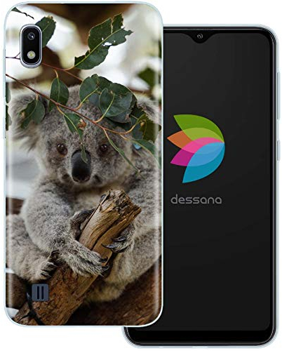 dessana Koala transparente Schutzhülle Handy Case Cover Tasche passend für Samsung Galaxy A10 Koala Beuteltier